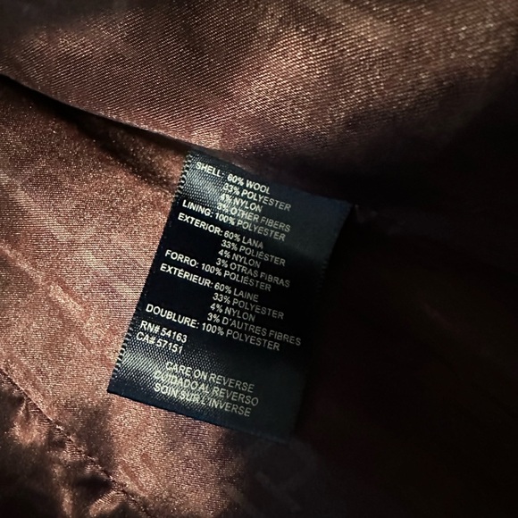 Tommy Hilfiger Navy Wool Peacoat - Picture 4 of 9